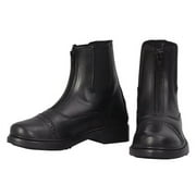 TuffRider Children's Starter Front Zip Paddock Boots - Black - 9